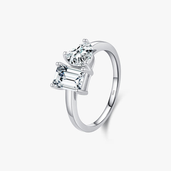 Heart of Silver Sterling Ring