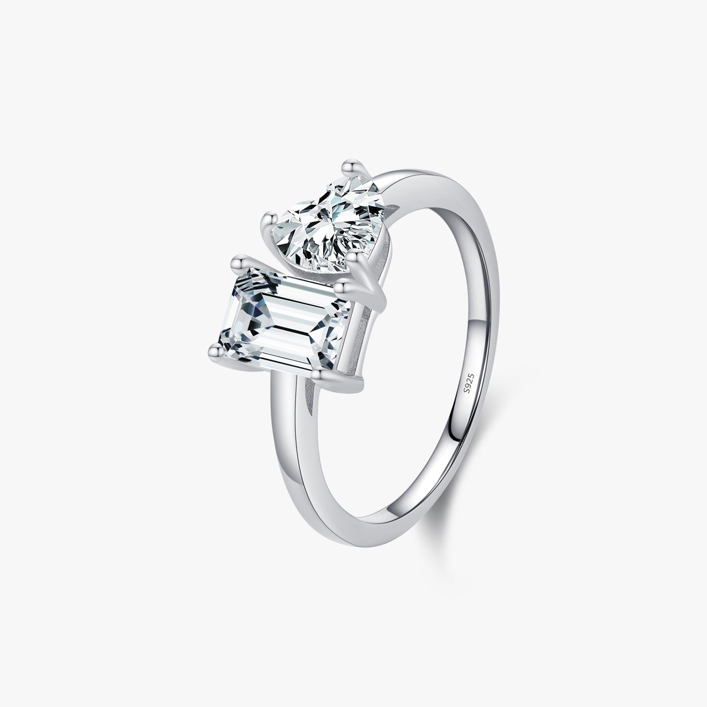 Heart of Silver Sterling Ring