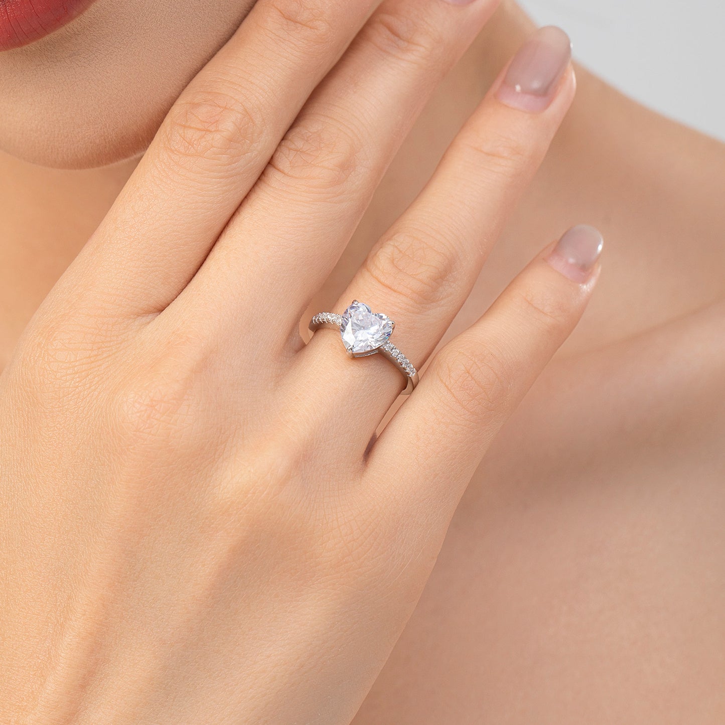 Where Elegance Meets Love – Heart Ring