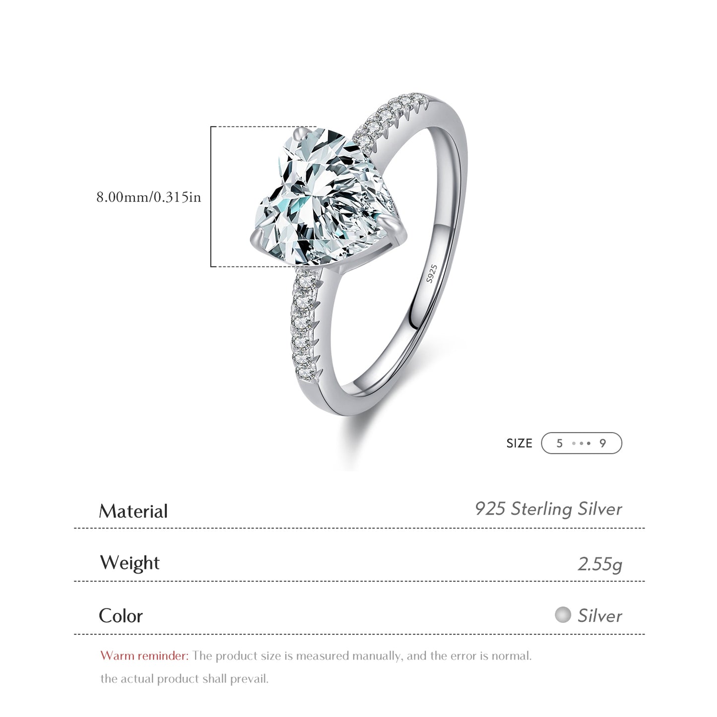 Where Elegance Meets Love – Heart Ring