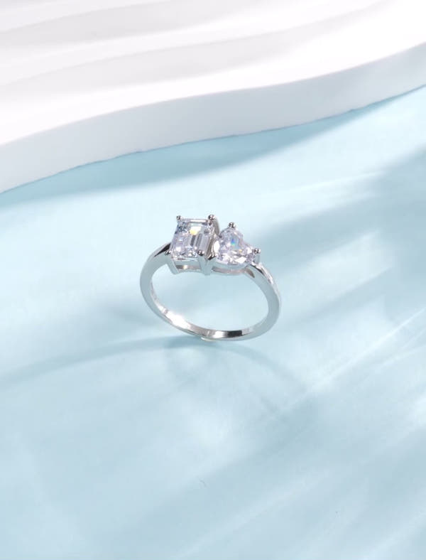 Heart of Silver Sterling Ring