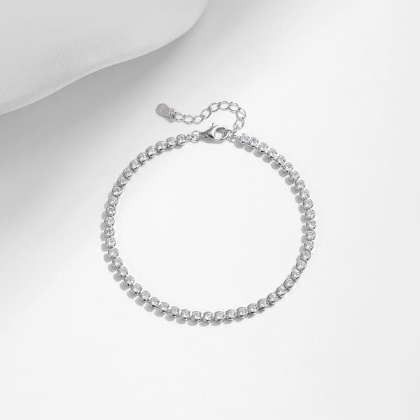 CrystalRadiance Tennis Bracelet