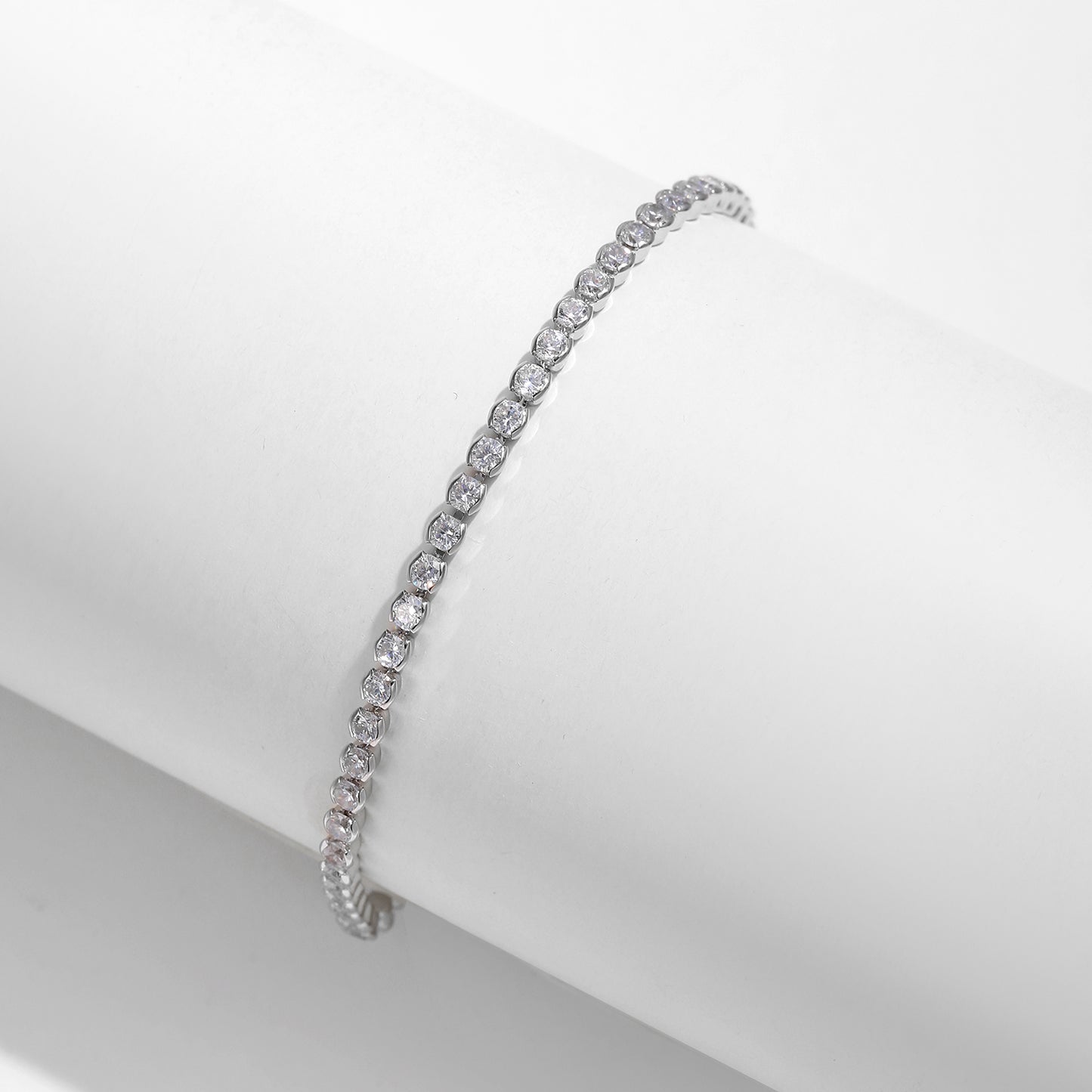 CrystalRadiance Tennis Bracelet